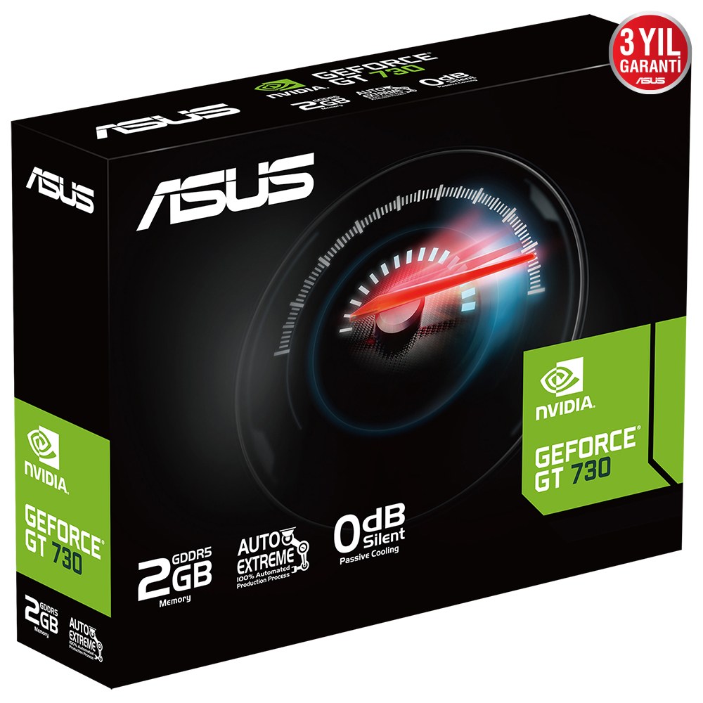 ASUS VGA GT730-4H-SL-2GD5-NVIDIA-GEFORCE-GT 730-2GB DDR5-64BIT-927MHZ-4XHDMI-LOW PROFILE-EKRAN KARTI - 5