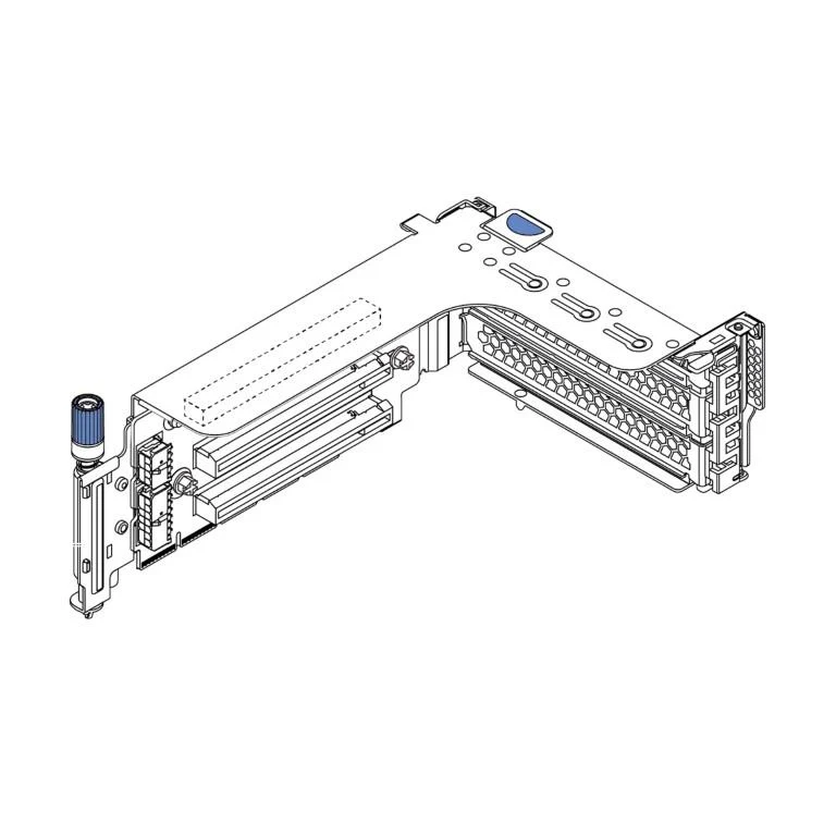 LENOVO 4XH7A61080 THINKSYSTEM SR650 V2/SR665 X16/X8/X8 PCIE G3 RISER 1/2 OPTION KIT V2