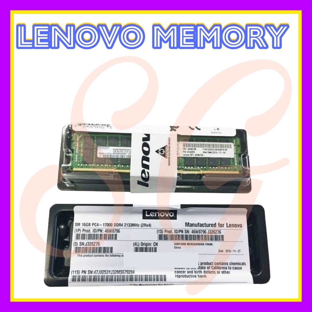 32GB LENOVO 4X77A08633 TRUDDR4 3200MHZ 2RX4 1.2V RDIMM THINKSYSTEM - 2