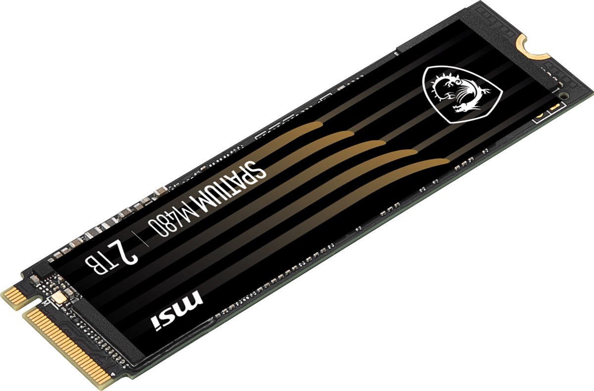 MSI SSD SPATIUM M480 PRO PCIE 4.0 NVME M.2 2TB R:7400 W:7000 - 4