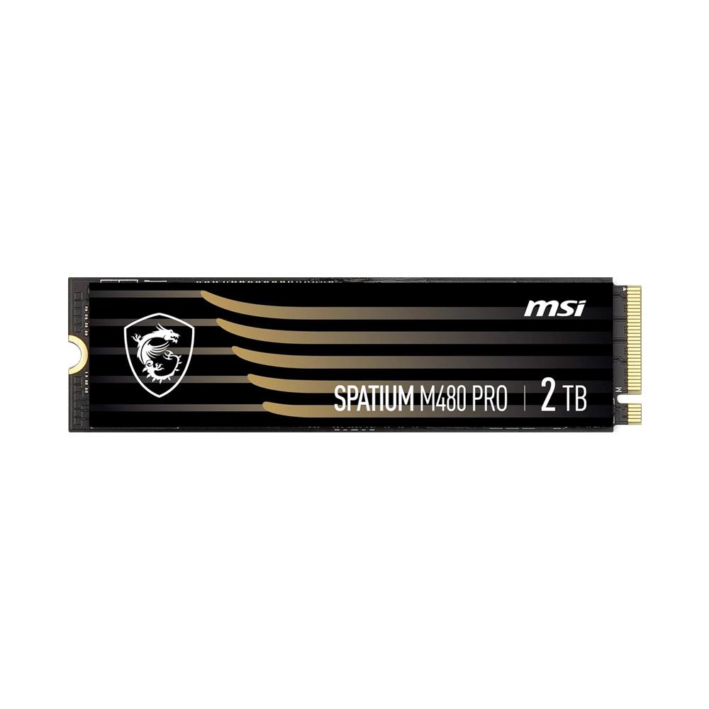 MSI SSD SPATIUM M480 PRO PCIE 4.0 NVME M.2 2TB R:7400 W:7000 - 5
