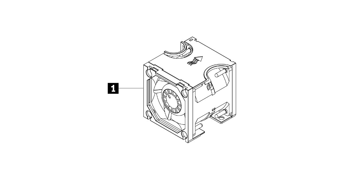 LENOVO 4F17A82884 THINKSYSTEM V3 2U PERFORMANCE FAN - 6