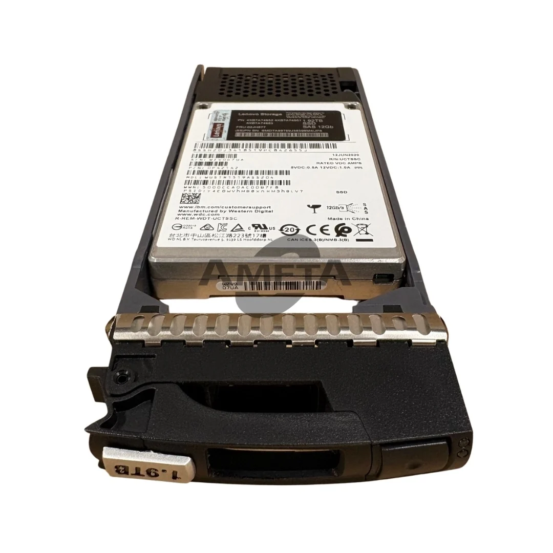 1.92TB LENOVO 4XB7A74951 THINKSYSTEM DE SERIES 1DWD 2.5in SSD 2U24 SAS - 4