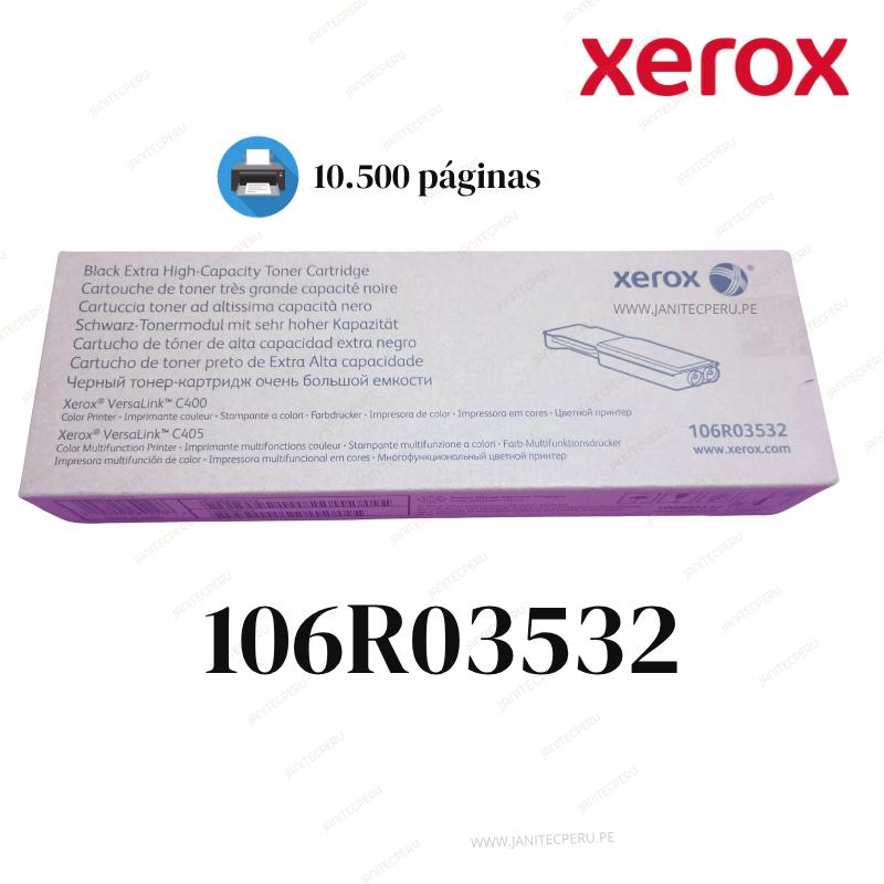 XEROX 106R03532 VERSALİNK C400/C405 EKSTRA YÜKSEK KAP. SİYAH TONER 10500 SYF - 3
