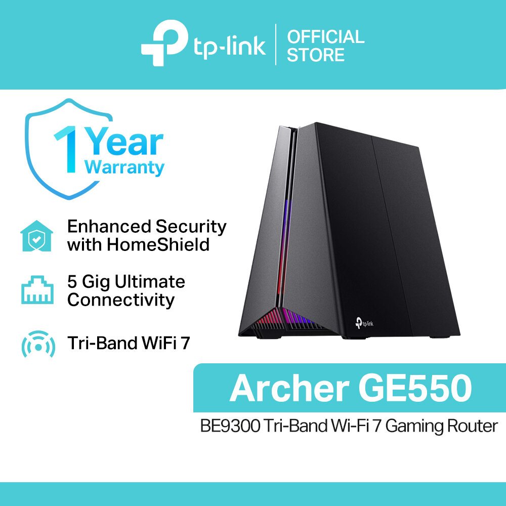 TP LINK ARCHER GE550 BE9300 TRI-BAND WI-FI 7 GAMING ROUTER - 3