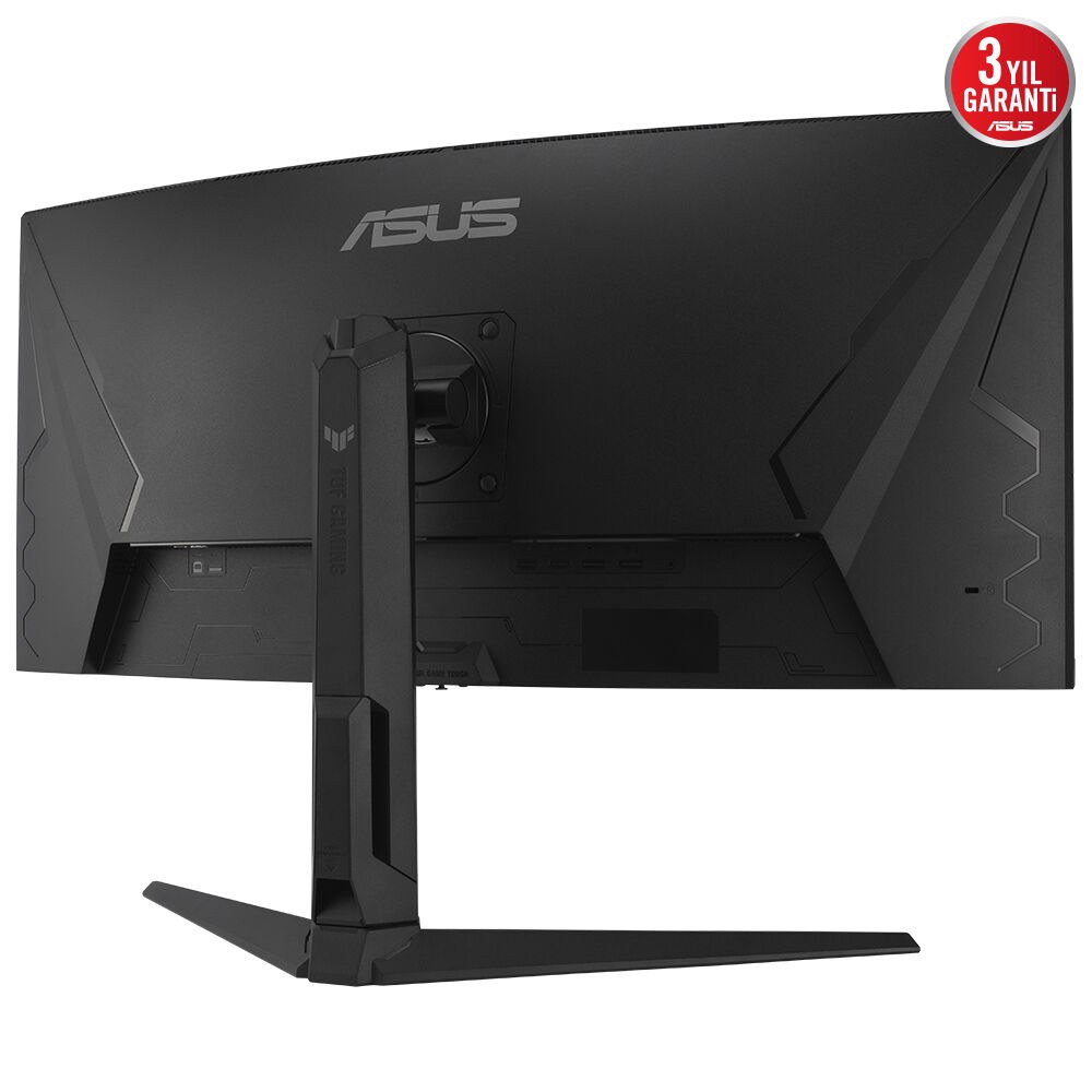 ASUS TUF GAMING VG34WQML5A 34 GAMING FAST VA KAVİSLİ FreeSync VE G-SYNC UYUMLU HDR 4K 3440x1440 0.5ms 250Hz 400cd DP HDMI USB Hoparlör VESA 3YIL ELMB HDR400 95% DCI-P3 YÜKSEKLİK AYARLI MONİTÖR - 3