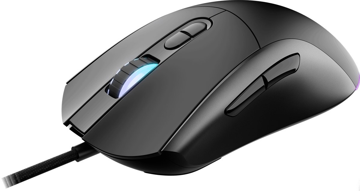MSI GG FORGE GM320 GAMING MOUSE MAX 12800 DPI 1KHz 126GR 1,5m KABLO OPTIK SENSOR MICRO SWITCH RGB LED OYUNCU FARESI - 3