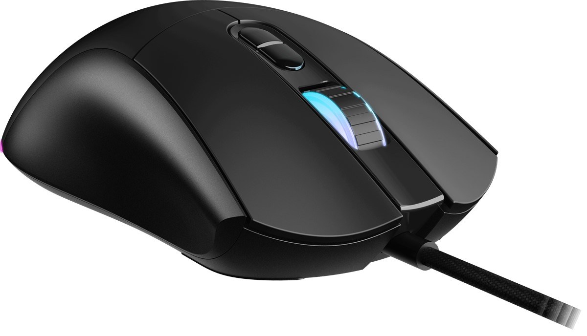 MSI GG FORGE GM320 GAMING MOUSE MAX 12800 DPI 1KHz 126GR 1,5m KABLO OPTIK SENSOR MICRO SWITCH RGB LED OYUNCU FARESI - 5
