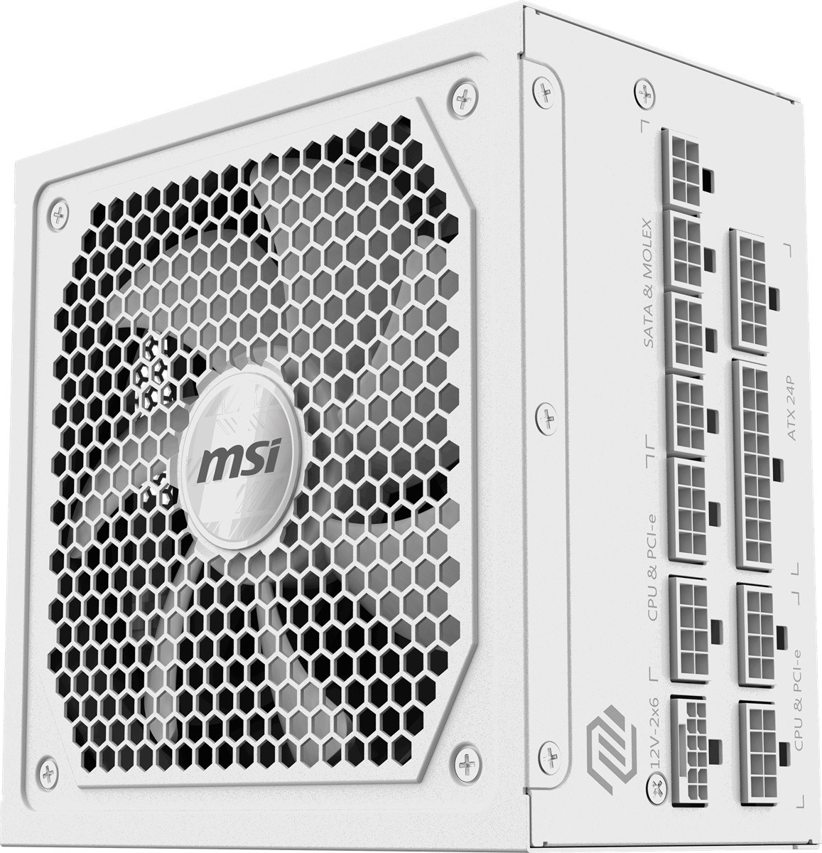MSI MAG A1000GL PCIE5 WHITE 1000W 80+ GOLD POWER SUPPLY - 3
