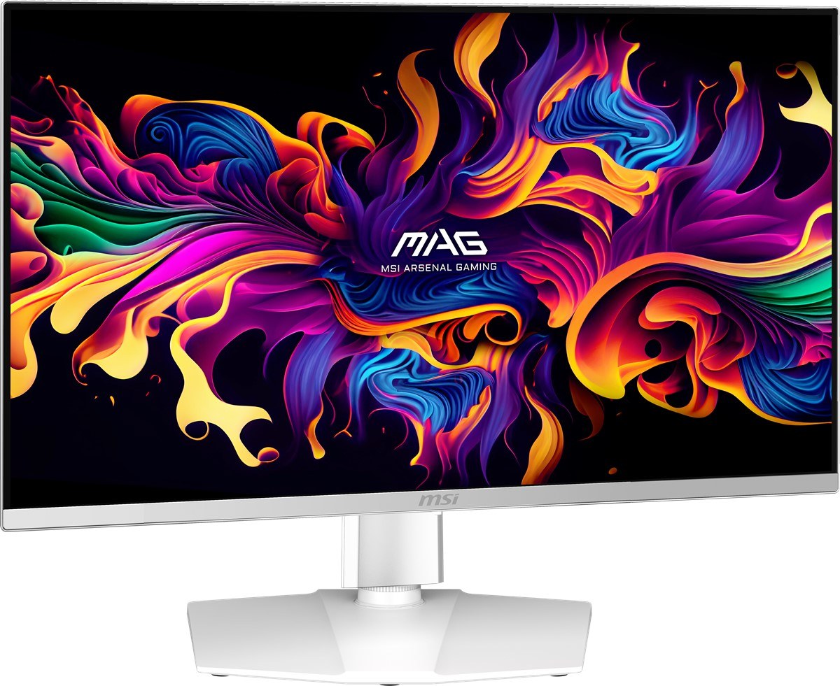 MSI 26.5 MAG 272QPW QD-OLED X28 2560x1440 (WQHD) 16:9 FLAT QD-OLED 280HZ 0.03MS FREESYNC PREMIUM PRO PIVOT BEYAZ GAMING MONITOR - 6