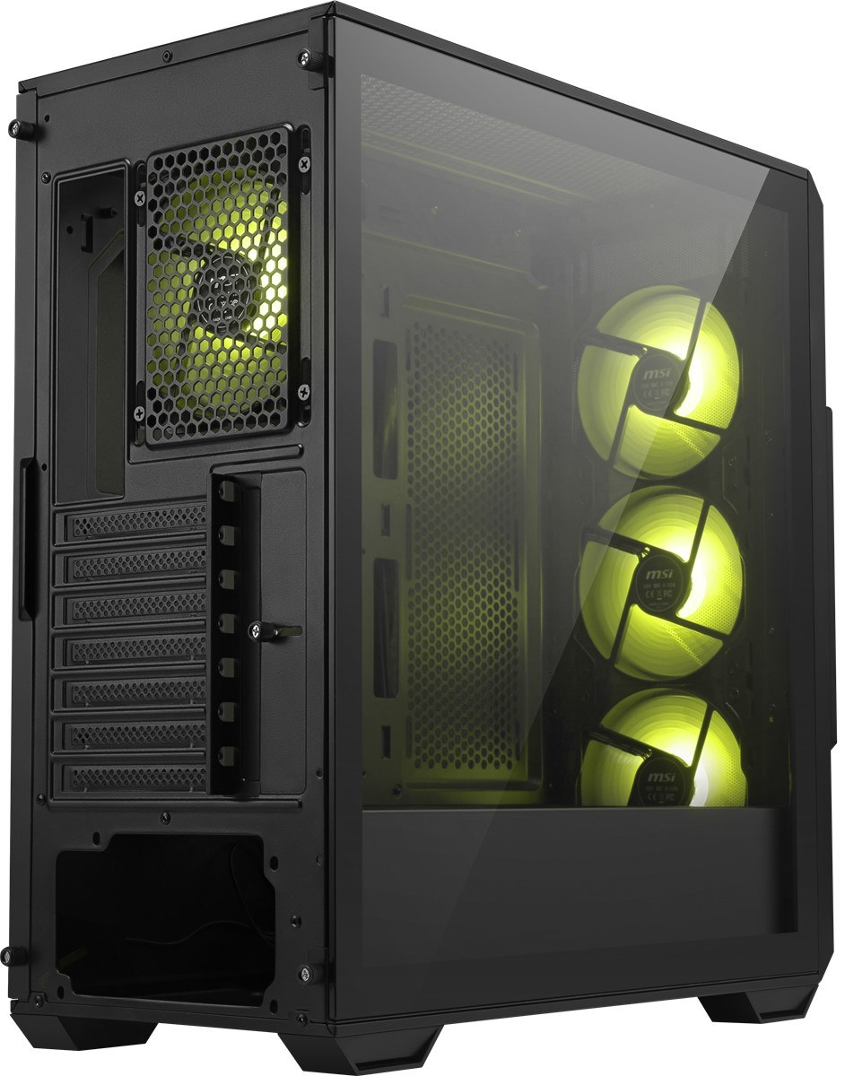 MSI MAG FORGE 150A B65 Temperli Cam 6x120mm Auto RGB Fan 650W Bronz ATX Gaming Bilgisayar Kasası - 5