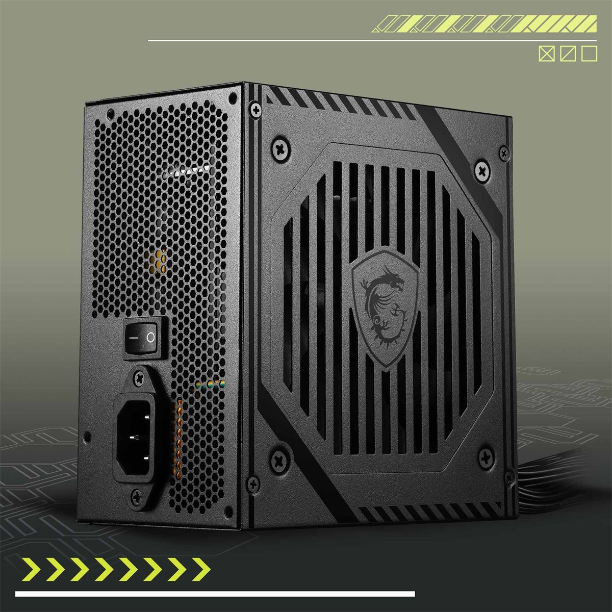 MSI MAG FORGE 150A B65 Temperli Cam 6x120mm Auto RGB Fan 650W Bronz ATX Gaming Bilgisayar Kasası
