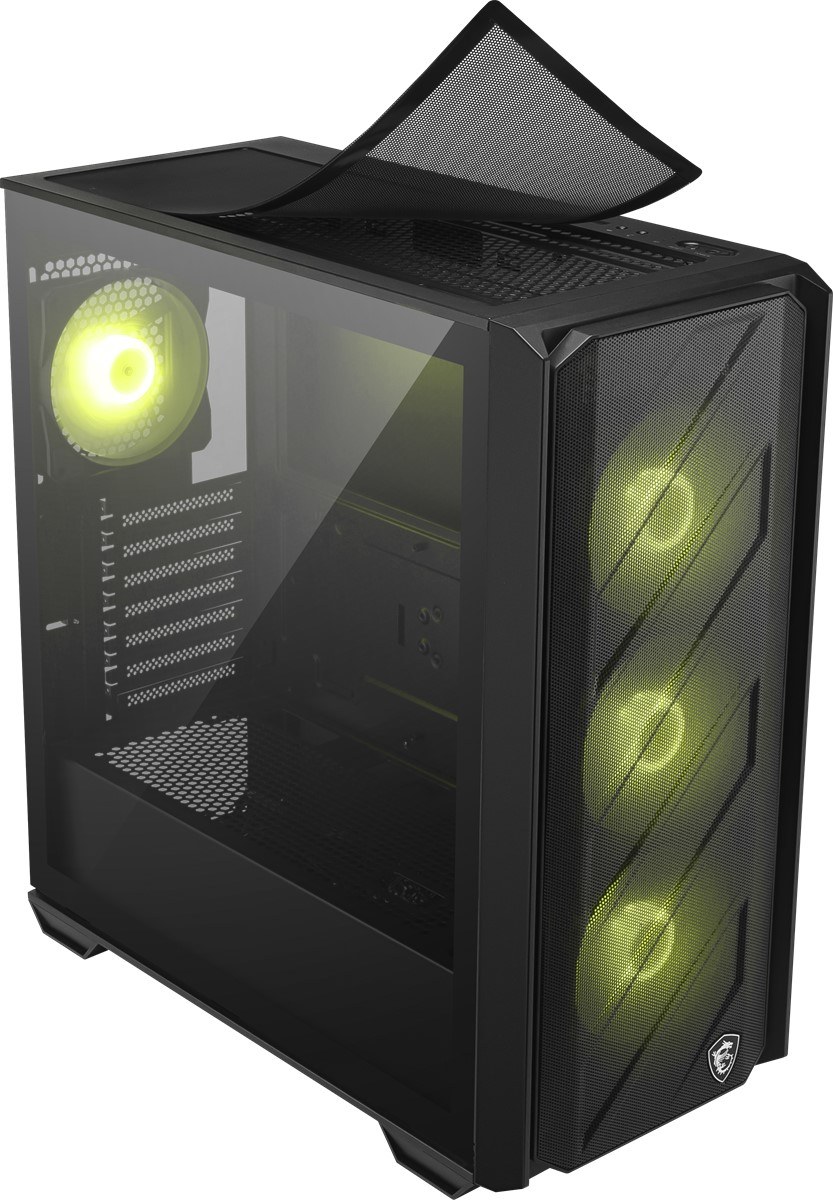 MSI MAG FORGE 141A B75 PCIE5 II Temperli Cam 6 x120mm Auto RGB Fan 750W Bronz ATX Gaming Bilgisayar Kasası - 3