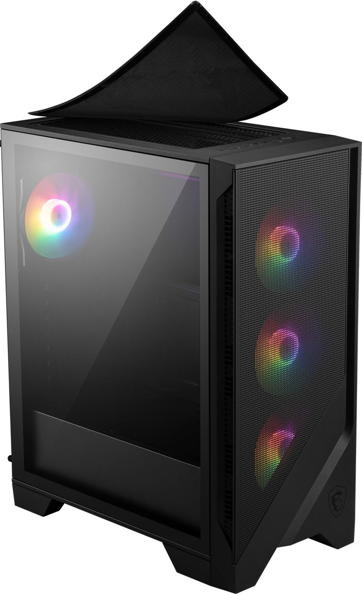 MSI MAG FORGE 121A B75 PCIE5 II Temperli Cam 6 x120mm Auto RGB Fan 750W Bronz ATX Gaming Bilgisayar Kasası - 4