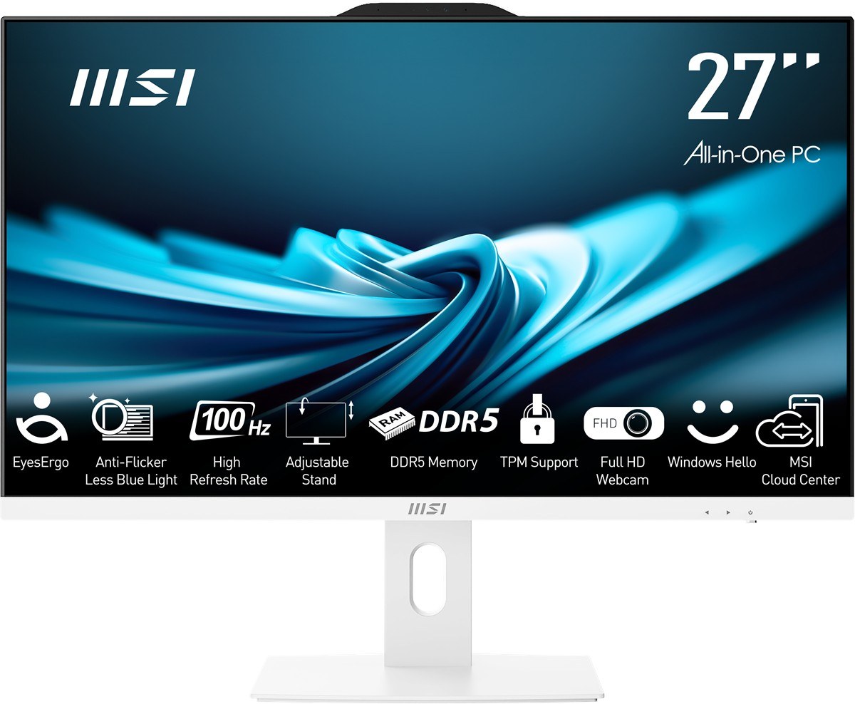 MSI PRO AP272P 14M-868XEU 27 FHD (1920X1080) I5-14400 16GB DDR5 512GB SSD BEYAZ AIO PC - 2