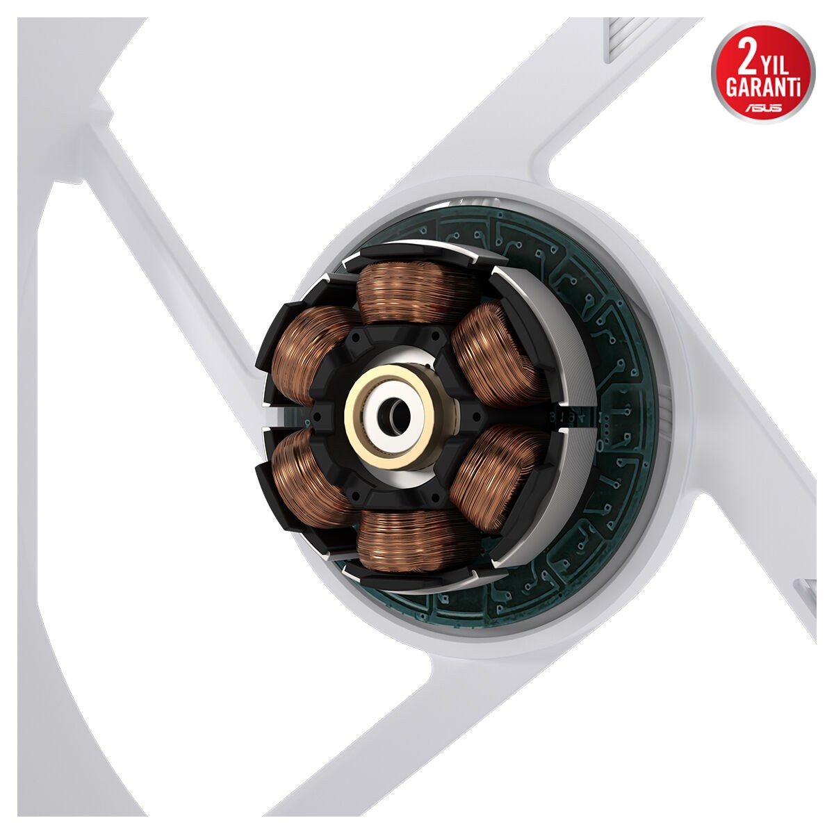 ASUS PROART PF120 FAN PWM WHITE SOGUTUCU KASA RADYATOR FANI - 2