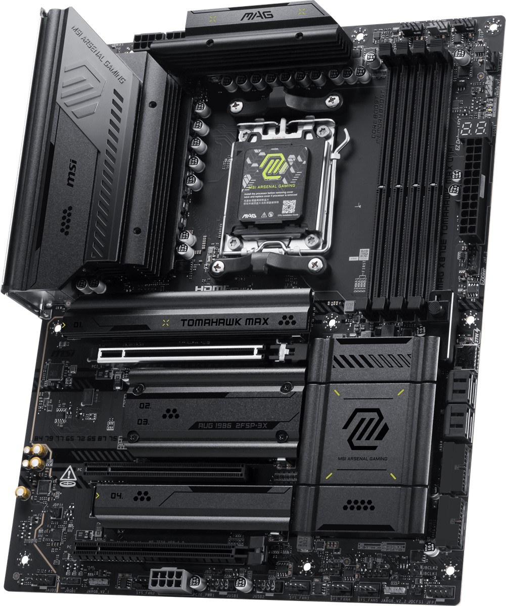 MSI MB MAG X870E TOMAHAWK MAX WIFI AM5 DDR5 8400MHZ(OC) USB4 4x M.2 HDMI 2x Type-C DP 5G LAN WIFI 7 RGB ATX - 4