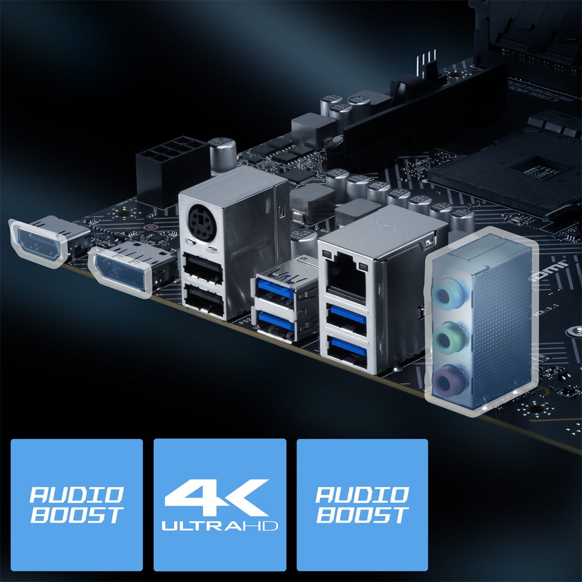 MSI MB PRO B550M-B AM4 DDR4 4600(OC) HDMI DP 2x M.2 USB 5Gbps mATX - 6