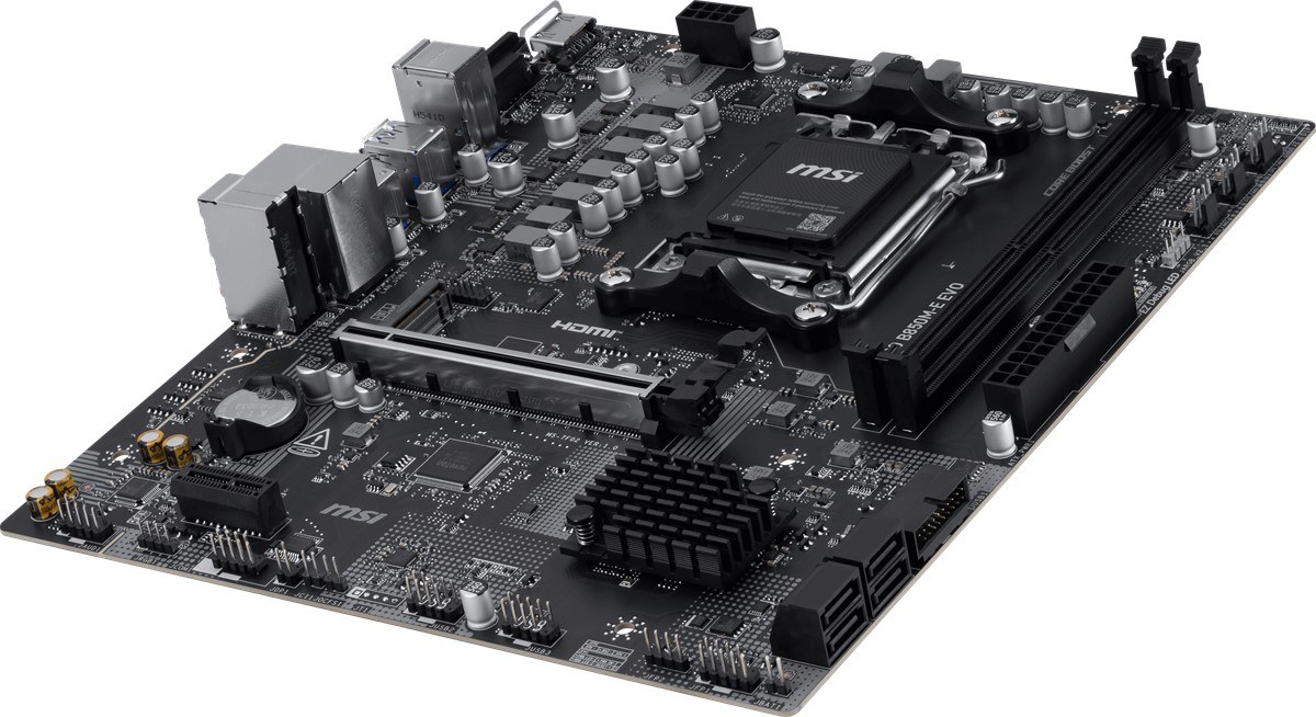 MSI MB PRO B850M-E EVO AM5 DDR5 8200MHZ(OC) HDMI VGA M.2 USB 5Gbs 2.5G LAN mATX - 3
