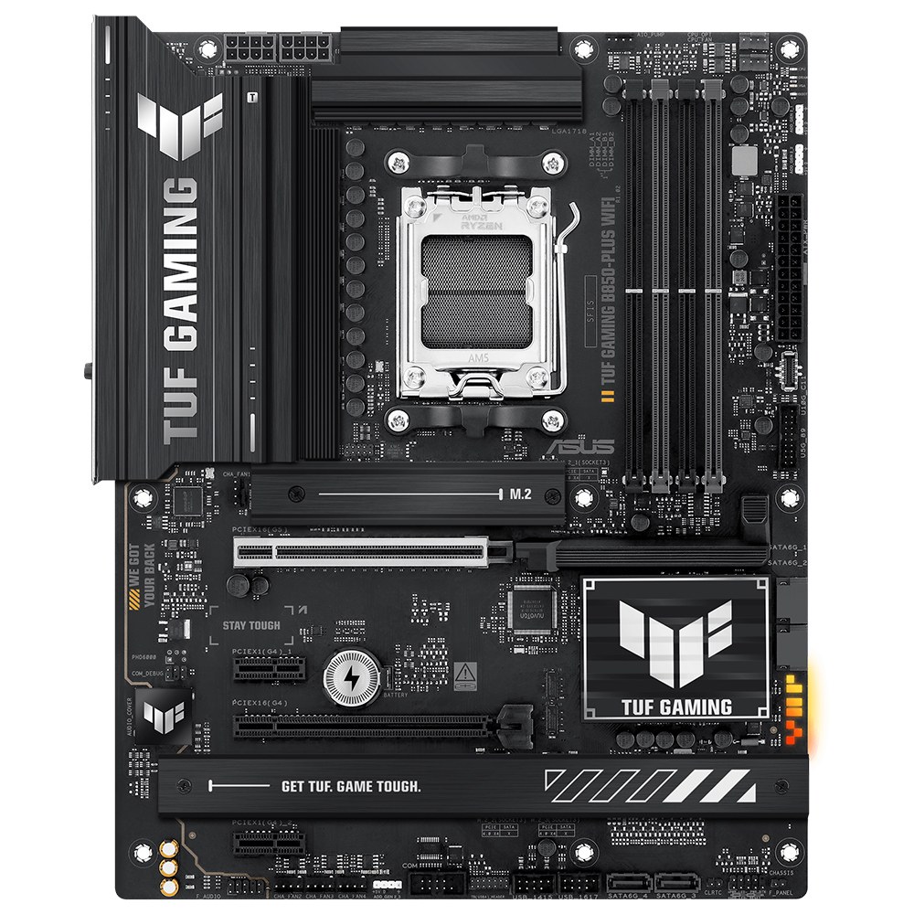 ASUS TUF GAMING B850-PRO WIFI7 W NEO AMD B850 AM5 DDR5 9000 DP HDMI 3x M2 USB3.2 GEN 2x2 WIFI 7 + BT AURA RGB 2.5GBIT LAN ATX 14+2+1 GÜÇ AŞAMALARI 1xGEN5 M.2 READY FOR ADVANCED AI PC - 7