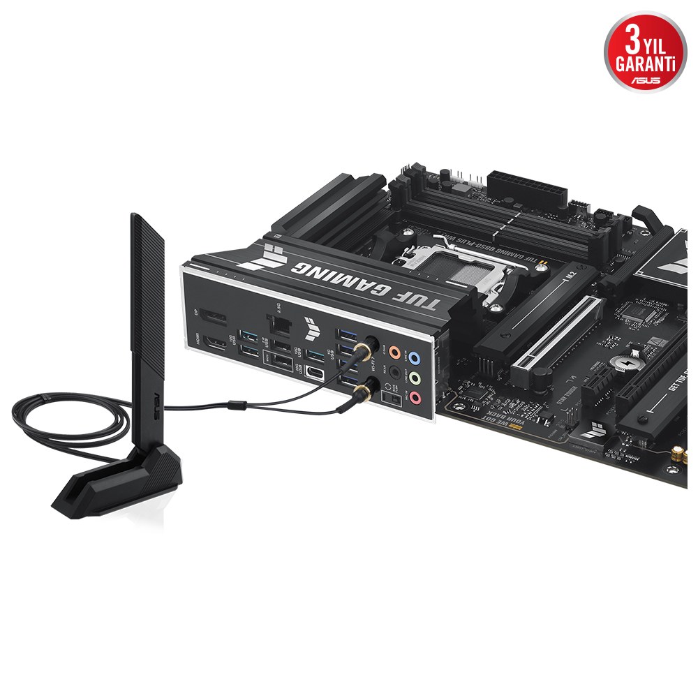 ASUS TUF GAMING B850-PRO WIFI7 W NEO AMD B850 AM5 DDR5 9000 DP HDMI 3x M2 USB3.2 GEN 2x2 WIFI 7 + BT AURA RGB 2.5GBIT LAN ATX 14+2+1 GÜÇ AŞAMALARI 1xGEN5 M.2 READY FOR ADVANCED AI PC - 4