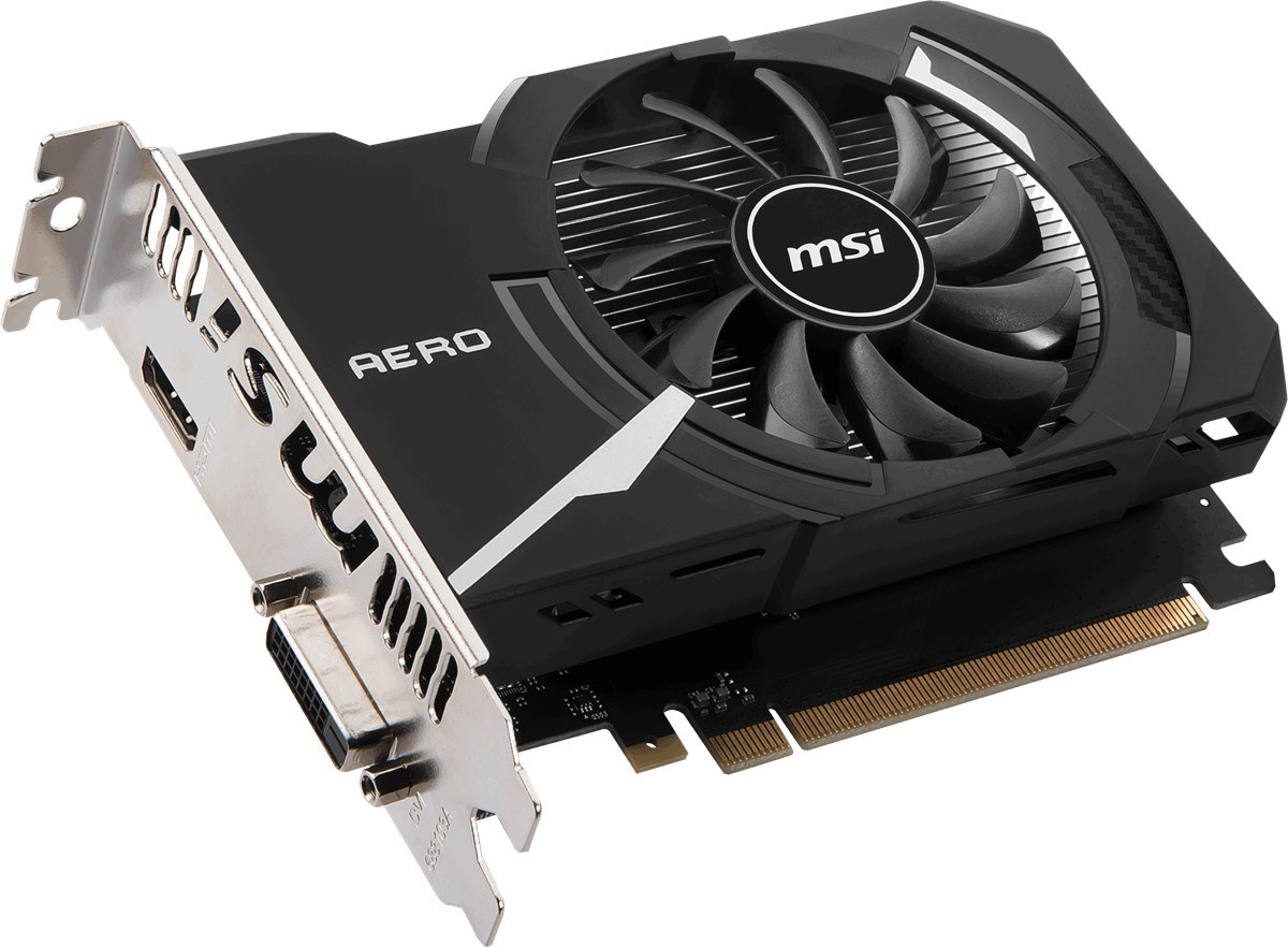 MSI VGA GEFORCE GT 1030 AERO ITX 4GD4 OC GT1030 4GB GDDR4 64B DX12 PCIE 3.0 X16 (1XHDMI 1XDVI) - 3