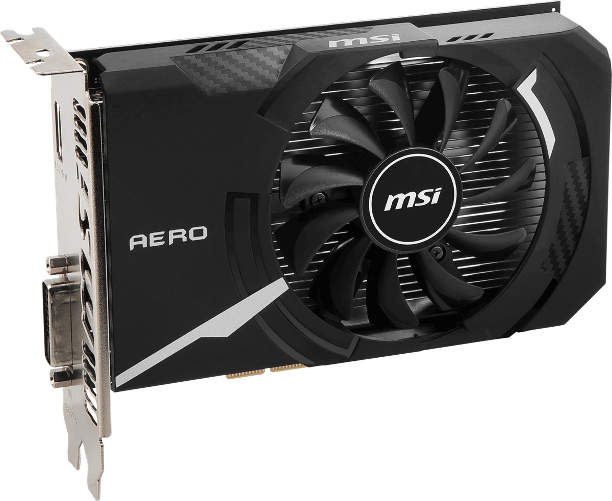 MSI VGA GEFORCE GT 1030 AERO ITX 4GD4 OC GT1030 4GB GDDR4 64B DX12 PCIE 3.0 X16 (1XHDMI 1XDVI)