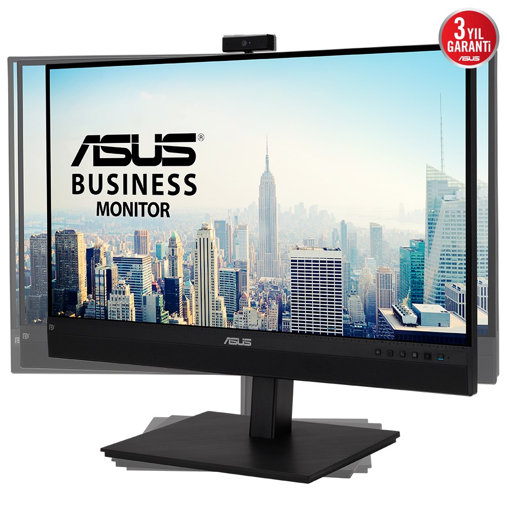 ASUS KURUMSAL BE27ACSBK 27 2K IPS WEBCAM 2560x1440 5MS 60HZ 350CD DP HDMI USB-C HOPARLÖR VESA 3YIL ÇERÇEVESİZ FLICKER-FREE DUSUK MAVI ISIK MONİTÖR - 3