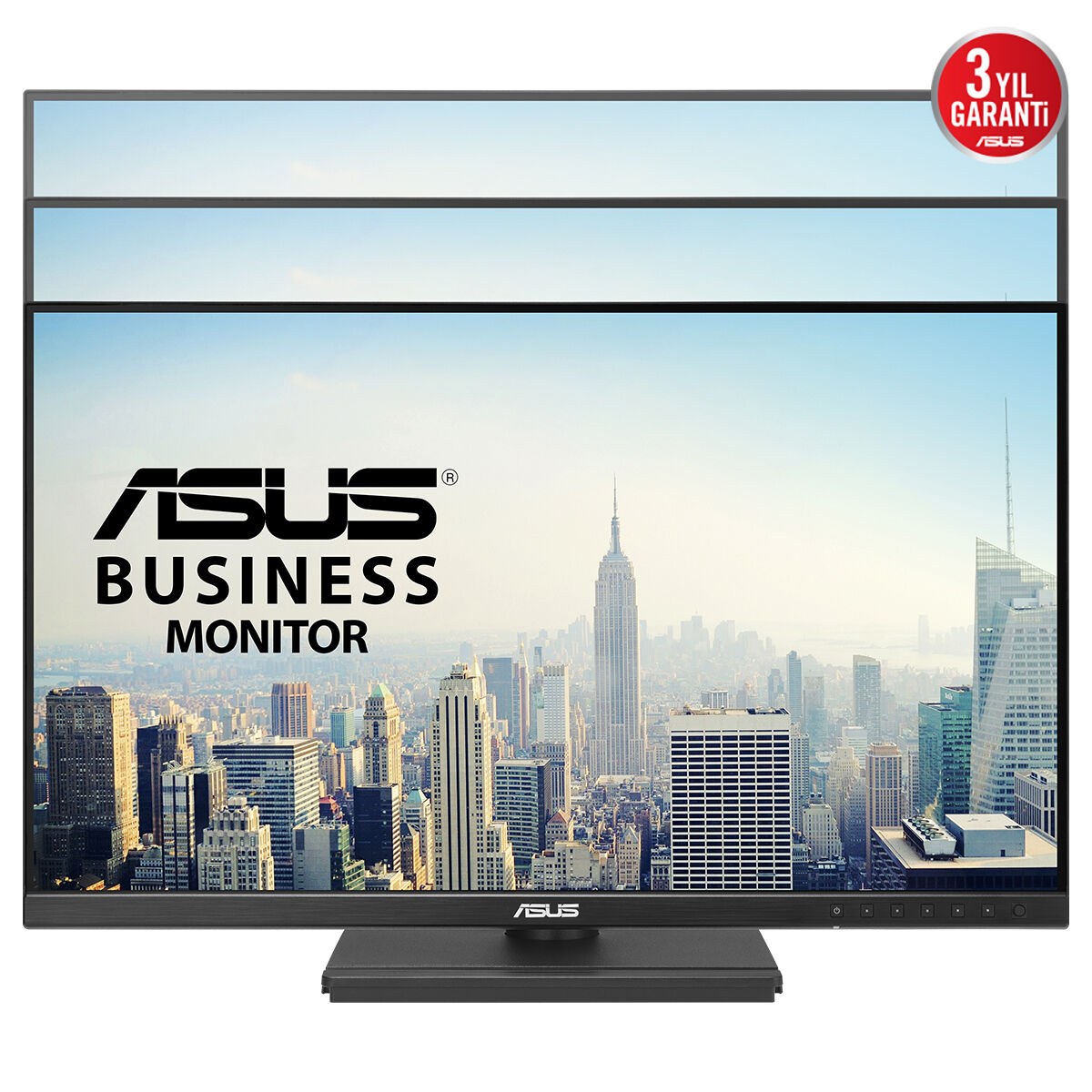 ASUS KURUMSAL BE249CGN 23.8 IPS 1920x1080 5ms 120Hz 350cd DP HDMI USB-C RJ45 Hoparlör VESA 3YIL DAISY CHAIN FLICKER-FREE ÇERÇEVESİZ DÜŞÜK MAVİ IŞIK PİVOT DOCKING MONİTÖR - 3