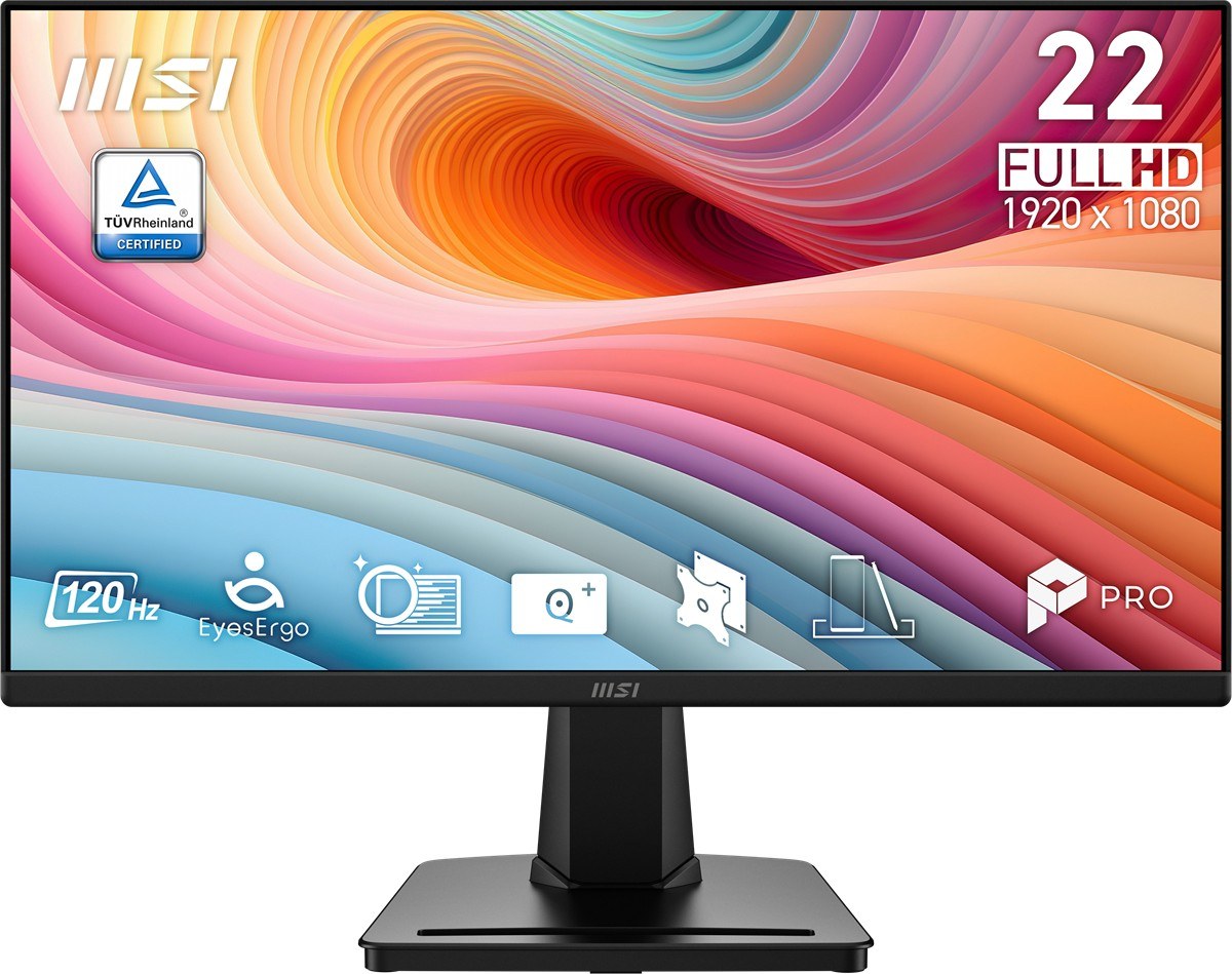 MSI 21.45 PRO MP225 E12VL 1920x1080 (FHD) 16:9 FLAT VA 120HZ 1MS (MPRT) ADAPTIVE-SYNC MONITOR - 2