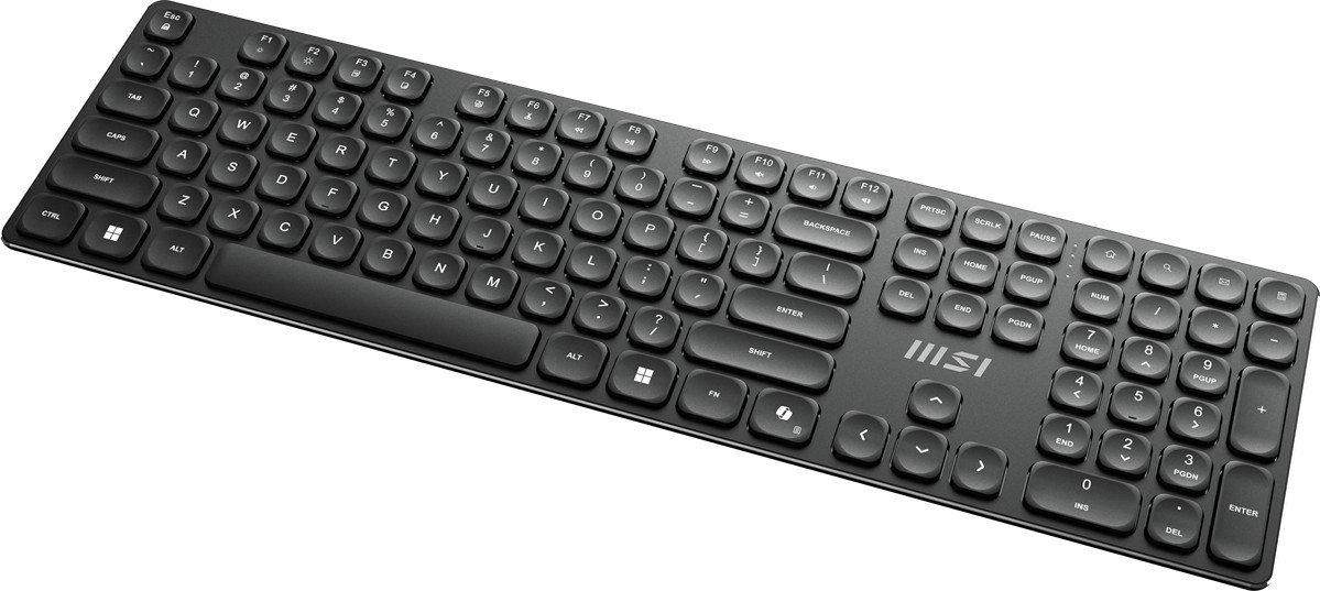 MSI GG FORGE K210 W COMBO TR 2.4GHz WIRELESS, Li-ion Batarya. Mouse; Optical Sensor, MAX 1600 DPI - 3