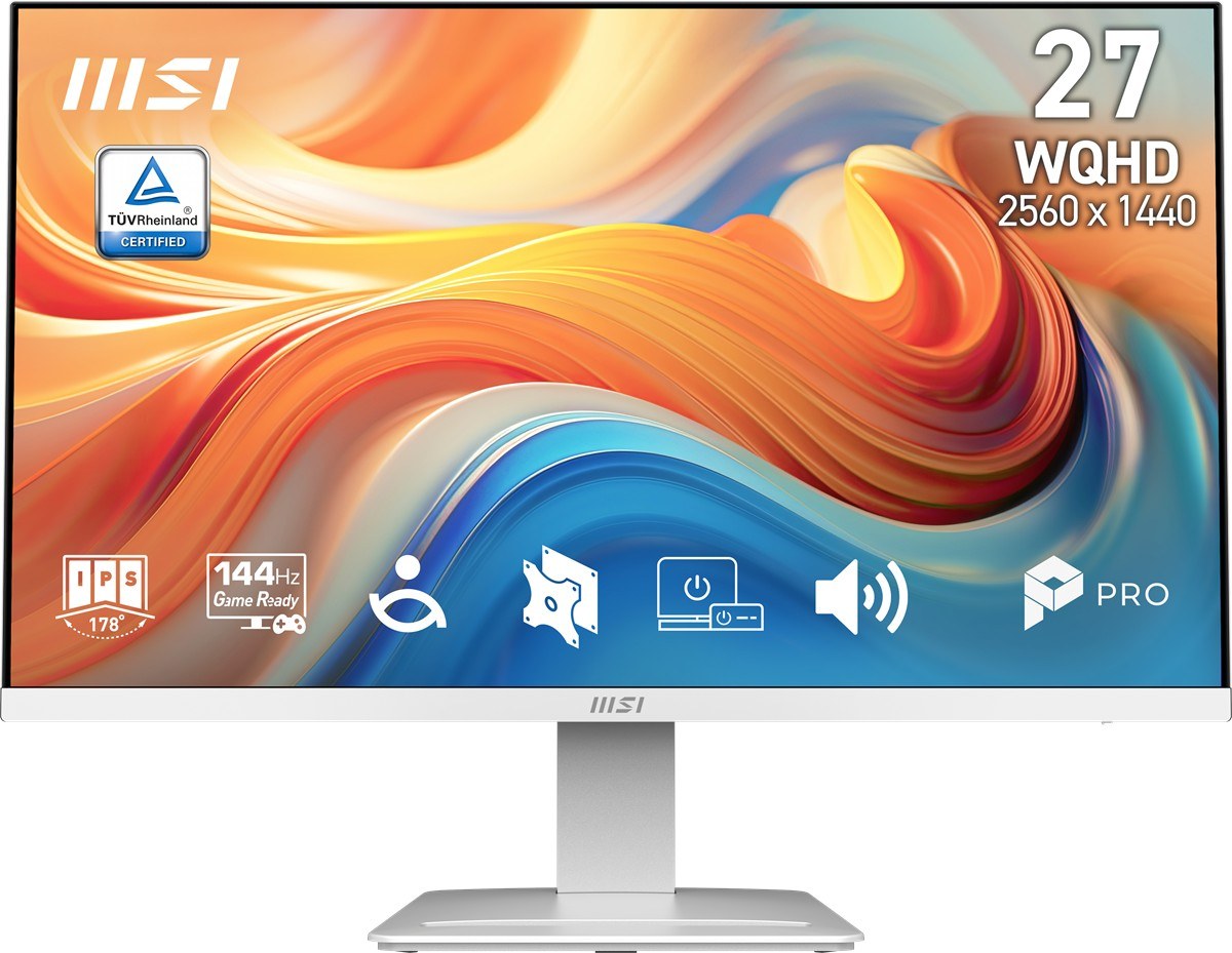 MSI 27 PRO MP273QW E14 2560x1440 (WQHD) 16:9 FLAT IPS 144HZ 1MS (MPRT) ADAPTIVE-SYNC BEYAZ MONITOR - 2