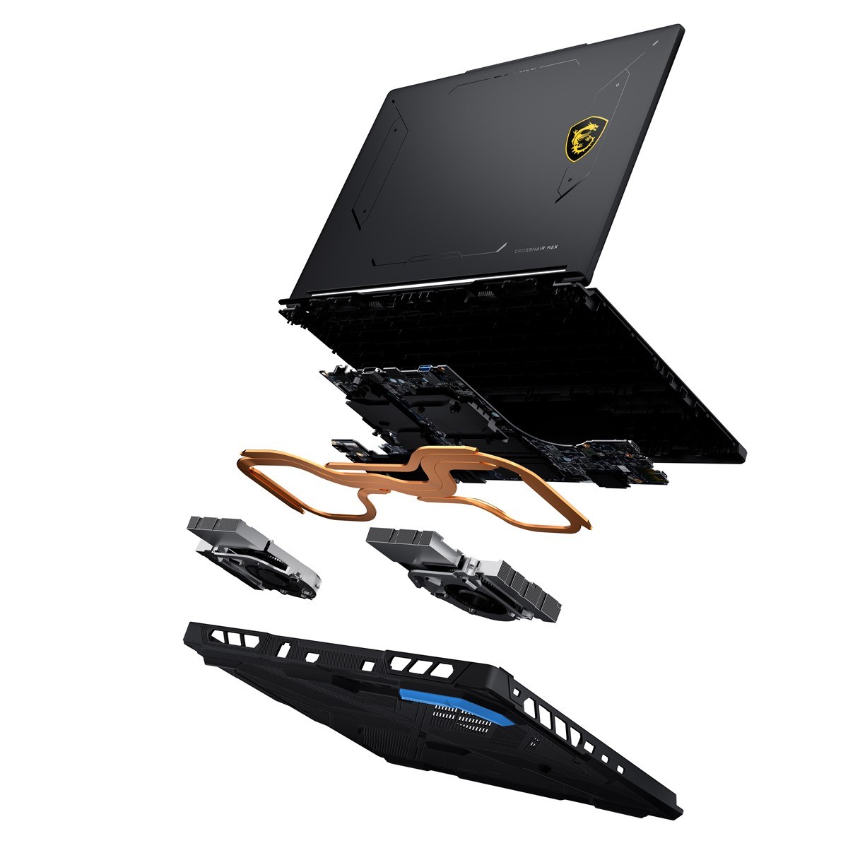 MSI NB CROSSHAIR 16 MAX HX E2WGXK-043TR ULTRA 9 275HX 32GB DDR5 RTX5070 GDDR7 12GB 1TB SSD 16.0 QHD+ OLED 165Hz W11 - 5