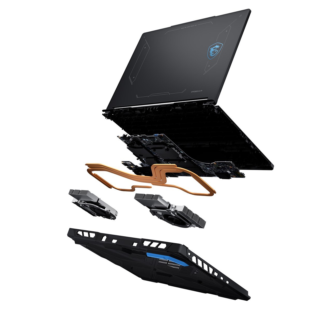 MSI NB CROSSHAIR A16 HX E8WGXK-058XTRY RYZEN 7 8840HX 16GB DDR5 RTX5070 GDDR7 12GB 1TB SSD 16.0 QHD+ 240Hz DOS - 5