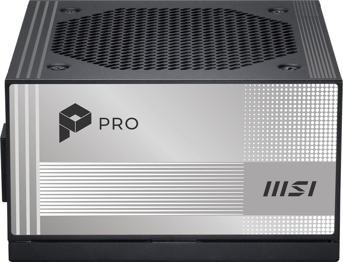 MSI PSU PRO A1000PL PCIE5 1000W 80+ PLATINIUM ATX 3.1 PCIe 5.1 12V-2x6 POWER SUPPLY - 2