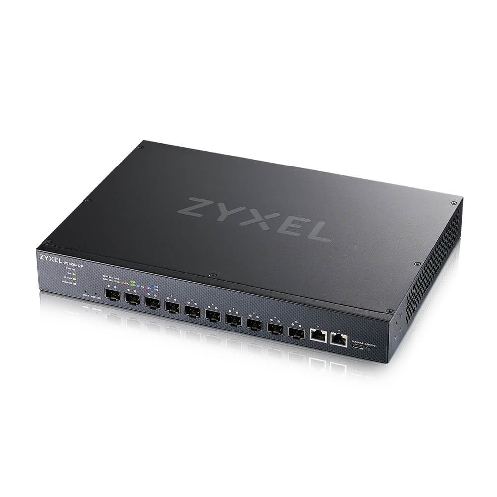 ZYXEL XS1935-12F 2 PORT 10G UPLINK+10 PORT 10G MULTI-GIG LITE-L3 SMART YONETILEBILIR FIBER SWITCH