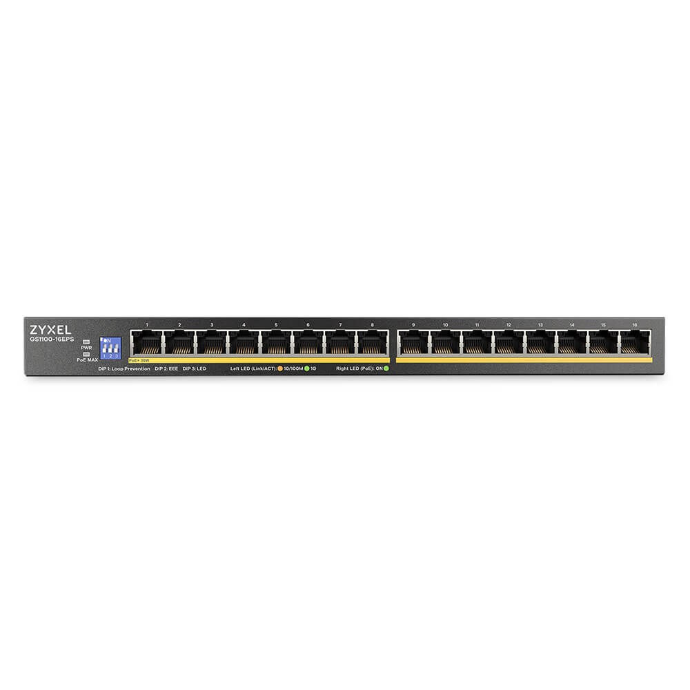 ZYXEL GS1100-16EPS 16 PORT 10/100/1000 Mbps YONETILEMEZ GIGABIT SWITCH - 3