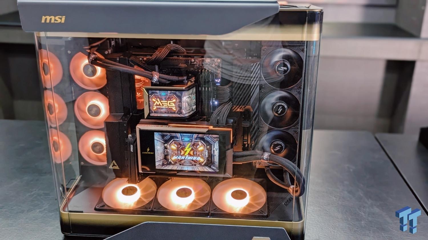 MSI MEG MAESTRO 900R 3 x 160 mm ARGB FaN E-ATX Panoramik Gaming Bilgisayar Kasası - 6