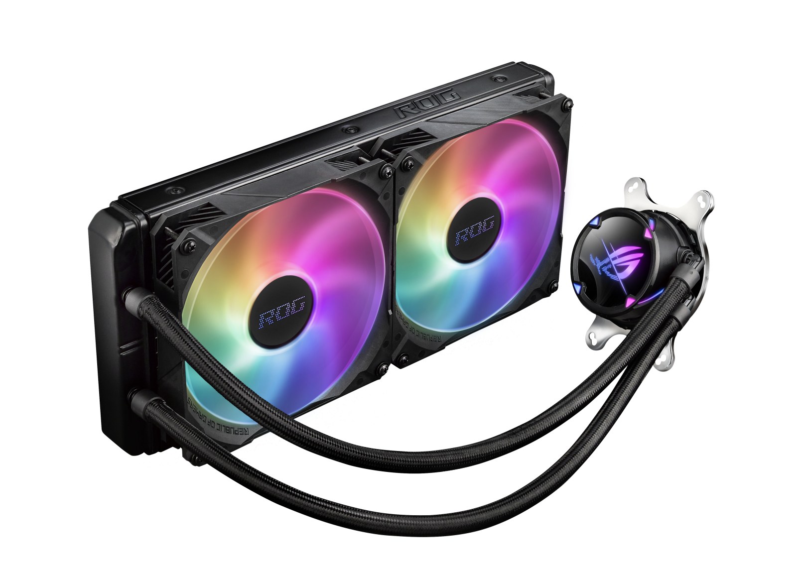 ASUS ROG STRIX LC II 280 ARGB AURA SYNC RGB DUAL ROG 140MM*2 ADRESLENEBİLİR RGB FAN CPU SIVI SOĞUTUCUSU 6 YIL GARANTİ V2 - 2