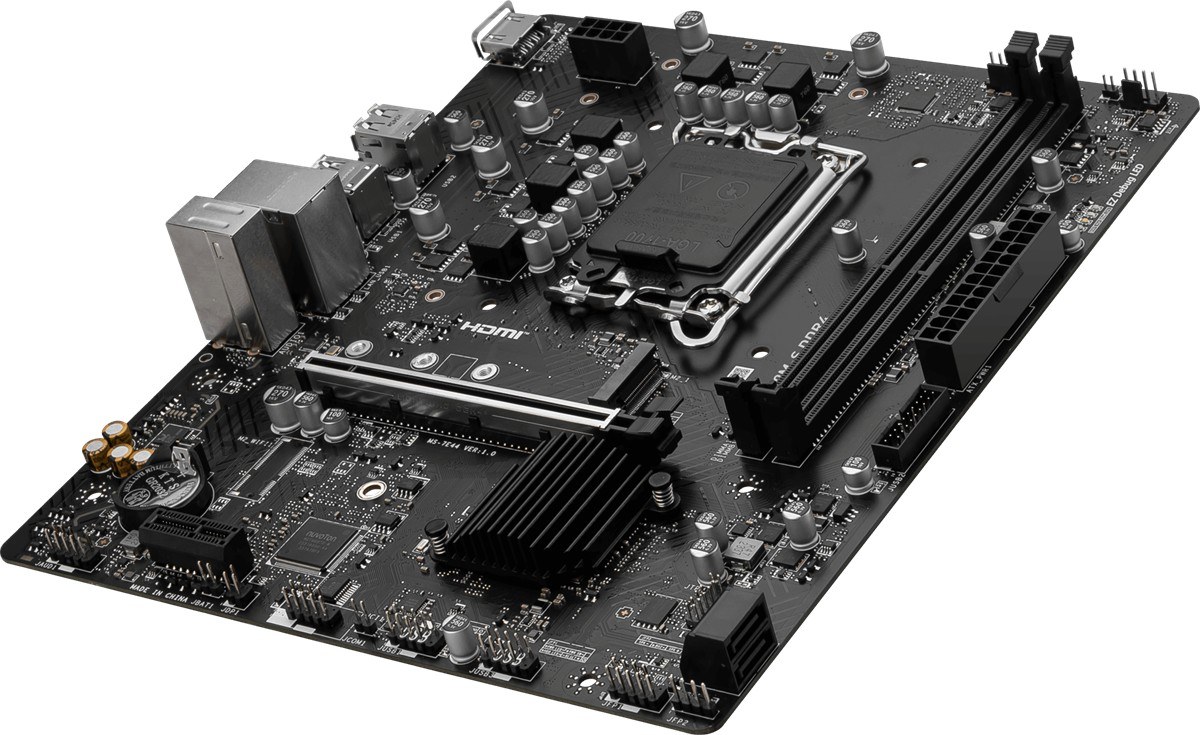 MSI PRO H610M-S DDR4 II SOKET 1700 DDR4 3200(OC) HDMI M.2 5Gbps 1x 1G LAN mATX - 3