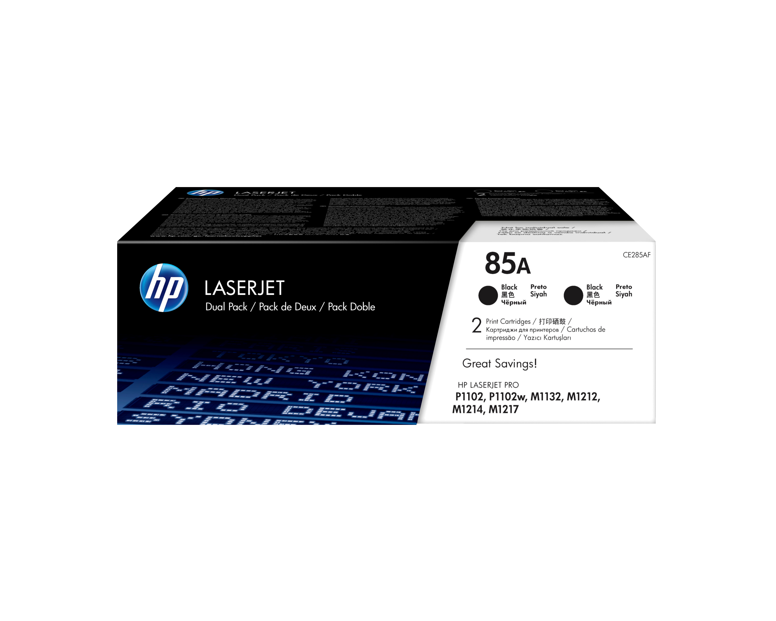 HP CE285AF (85A) SIYAH 2 LI PAKET TONER 1.600 SAYFA