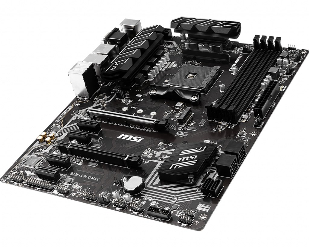 MSI B450-A PRO MAX AM4 DDR4 3466(OC) VGA DVI HDMI M.2 USB3.1 ATX - 5