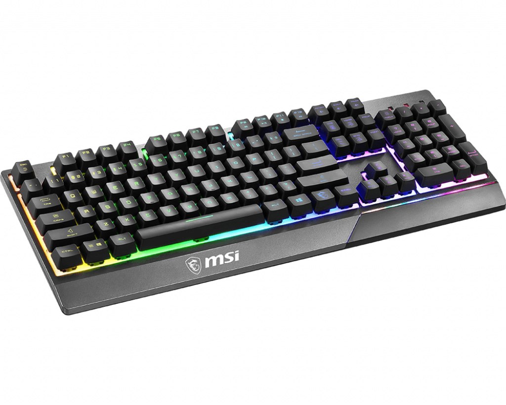 MSI GG VIGOR GK30 TR GAMING KEYBOARD MEKANIK HISLI 6 BOLGE RGB LED AYDINLATMA SIVI DOKULMESINE DAYANIKLI OYUNCU KLAVYESI TURKCE Q - 3