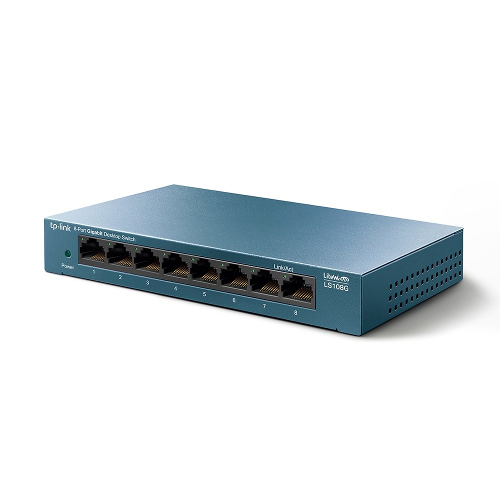 TP-LINK LS108G 8 PORT GIGABIT LITEWAVE MASAÜSTÜ SWITCH (ÇELİK KASA) - 2