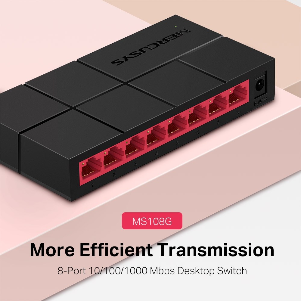 TP-LINK MERCUSYS MS108G 8 PORT 10/100/1000 MASAÜSTÜ SWITCH (YÖNETİLEMEZ) - 3