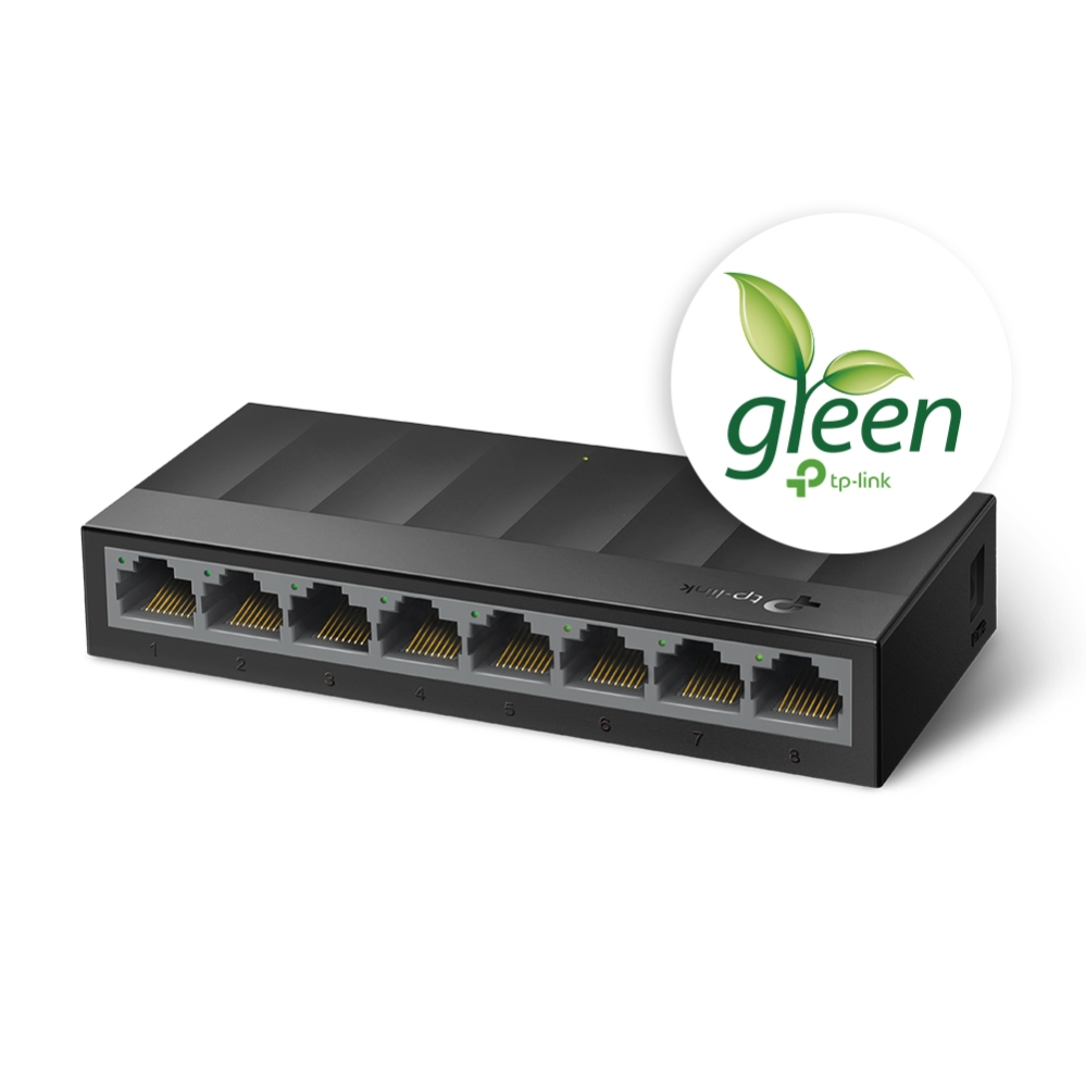 TP-LINK LS1008G 8 PORT GIGABIT LITEWAVE MASAÜSTÜ SWITCH (PLASTİK KASA) - 5