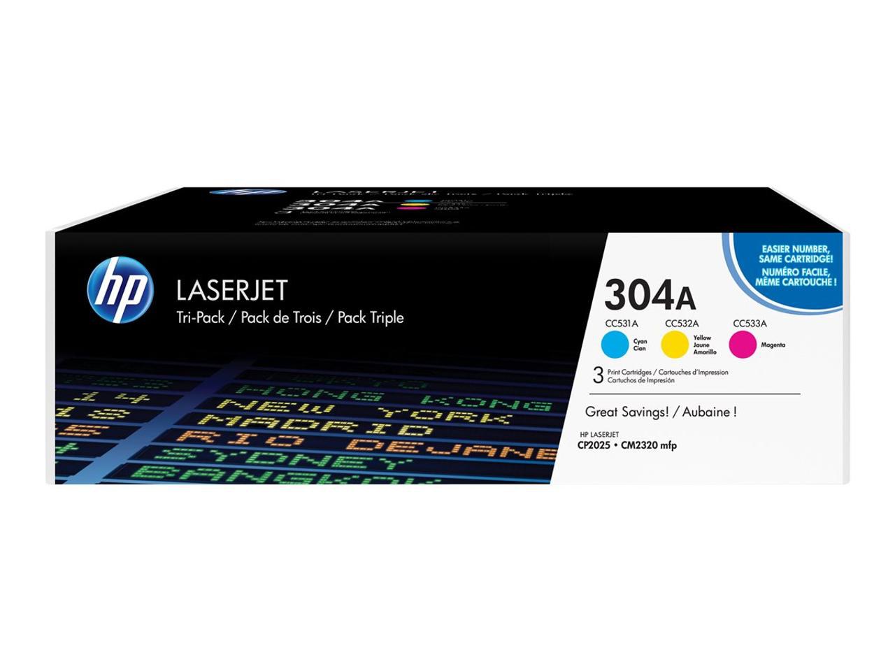 HP CF372AM (304A) CAMGOBEGI/MACENTA/SARI 3 LU PAKET TONER 2.800 SAYFA - 4