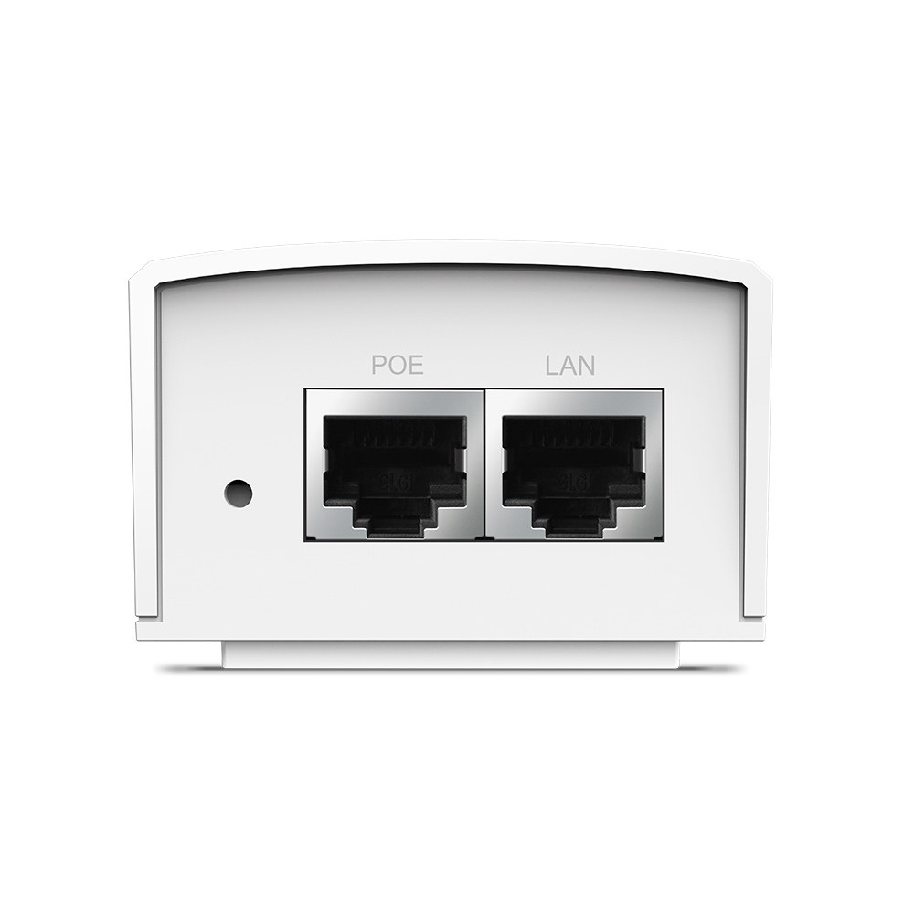 TP-LINK OMADA TL-POE4824G 48V PASSIVE POE INJECTOR ADAPTER DATA AND POWER CARRIED OVER THE SAME CABLE 12W POE POWER PLASTIC CASE