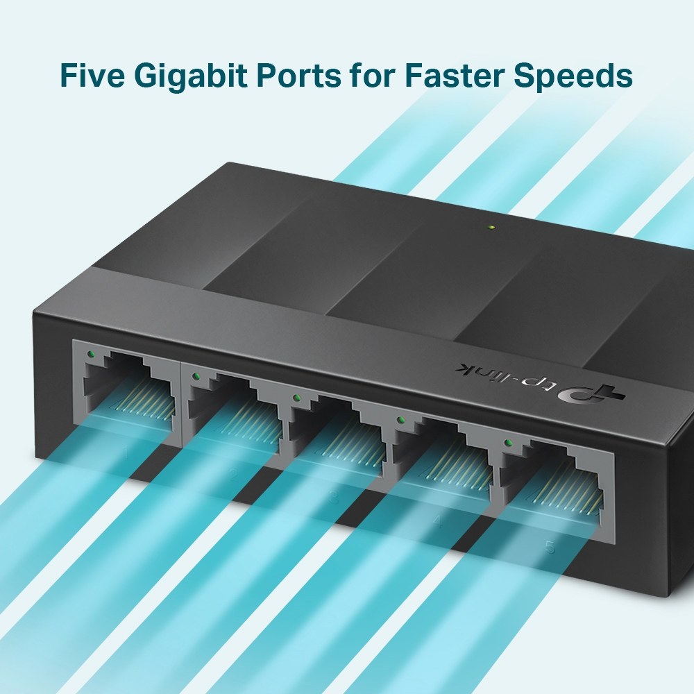TP-LINK LS1005G 5 PORT GIGABIT DESKTOP SWITCH - 3