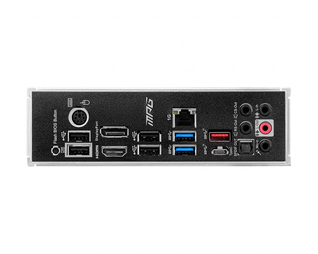 MSI MB MPG B550 GAMING PLUS AM4 DDR4 4400(OC) HDMI DP M.2 USB3.2 RGB ATX - 4